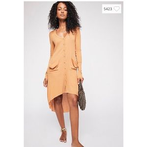 FREE PEOPLE Ribbed up sweater / XS / Duster